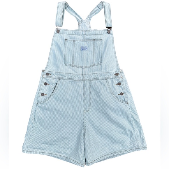 Levi's Pants - Levi’s Vintage Shortalls Size XL Stripey Blue